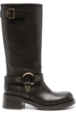 P.A.R.O.S.H. Stud-detailing leather biker boots