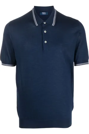 FEDELI Eton short-sleeve polo shirt