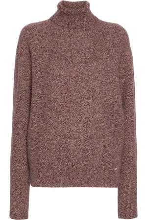 Kiton Roll-neck speckle-knit jumper