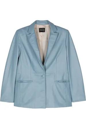 Simonetta Betty leather blazer