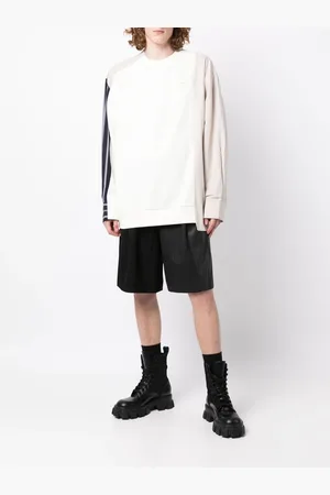 Feng Chen Wang Shirt-panelled sweatshirt