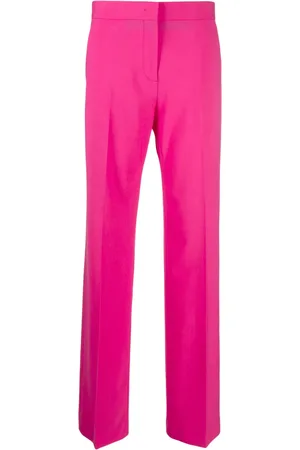 Msgm High-waist wide-leg wool trousers