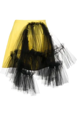 ACT N°1 Tulle panel mini skirt