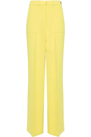 Elisabetta Franchi Wide-leg crepe trousers