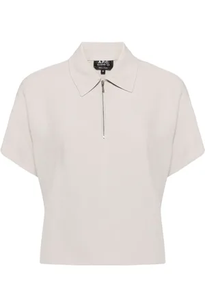 A.P.C. Roxy half-zip polo top