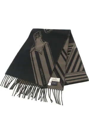 Hermès 2010s Sangles En Zig Zag cashmere scarf