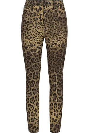 Dolce & Gabbana Leopard-print skinny jeans
