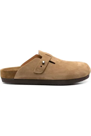 Buttero Suede slip-on sandals