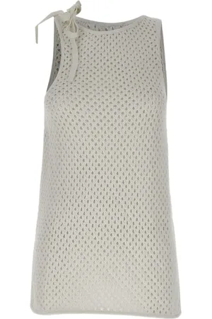 ANDREADAMO Fishnet tank top