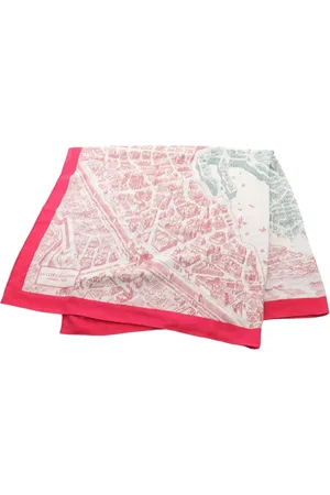 Hermès 2010s La Cite Cavaliere 140 shawl