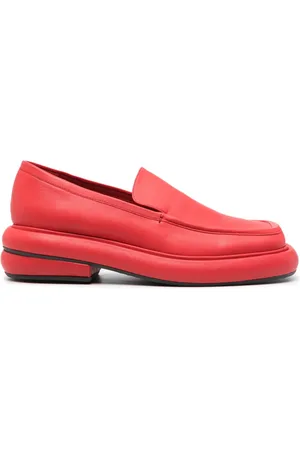 ECKHAUS LATTA 50mm square-toe leather loafers