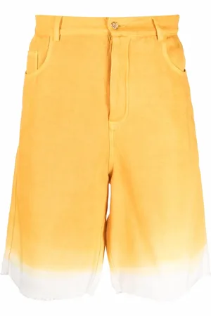 Federico Curradi Tie-dye denim shorts
