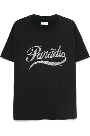 3PARADIS Crystal-logo T-shirt