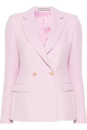 TAGLIATORE Double-breasted bouclé blazer
