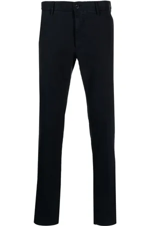 Incotex Skinny-leg cotton trousers