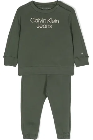 Calvin Klein Logo-embroidered tracksuit