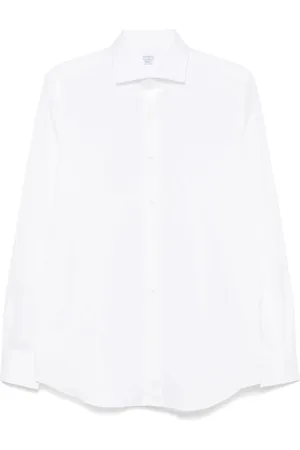 MAZZARELLI Spread-collar shirt