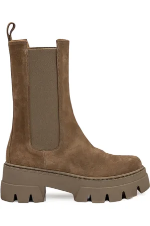 Ennequadro 70mm suede ankle boots