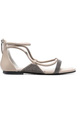 Fabiana Filippi 10mm open-toe crystal-embellished sandals