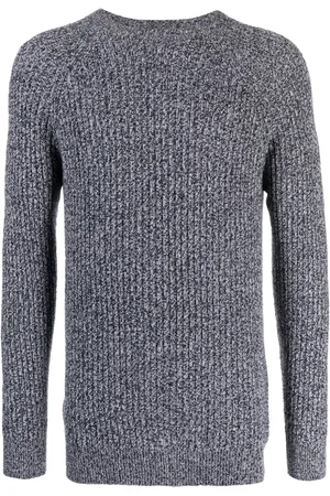 Johnstons Of Elgin Mélange ribbed-knit cashmere jumper