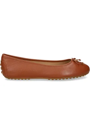 Ralph Lauren Leather ballerina shoes