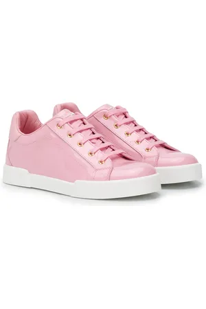 Dolce & Gabbana Portofino patent leather sneakers