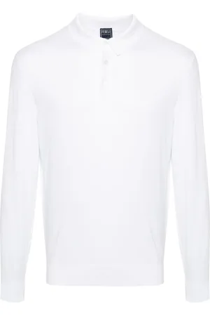 FEDELI Fine-knit polo shirt