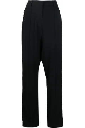 GIUSEPPE DI MORABITO Lace-up detail straight-leg trousers