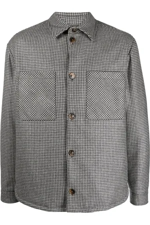 CANALI Tweed shirt jacket