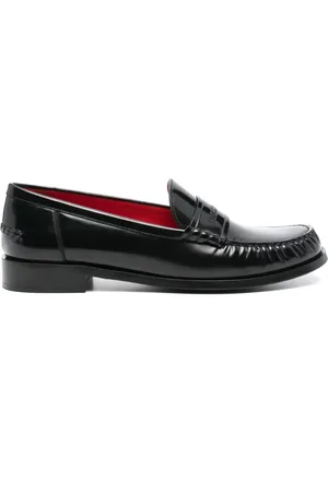 Salvatore Ferragamo Debossed-logo leather loafers