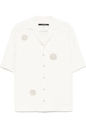 SONG FOR THE MUTE Daisy-appliqué shirt