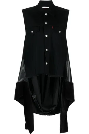 JUNYA WATANABE Draped denim vest