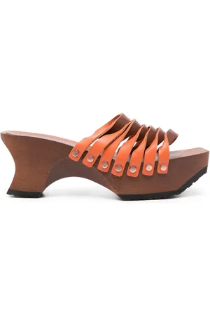 ECKHAUS LATTA 75mm sculpted heel sandals