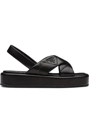 Prada Quilted flatform sandals