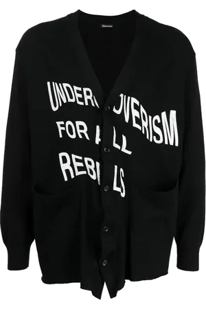 Undercoverism Logo-print V-neck cardigan