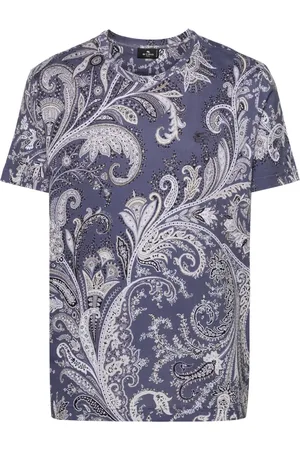 Etro Paisley-print cotton T-shirt