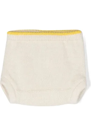 Gensami Alpaca-blend intarsia-knit shorts