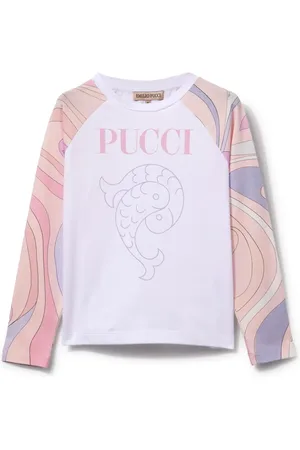 PUCCI Junior Marmo-print T-shirt