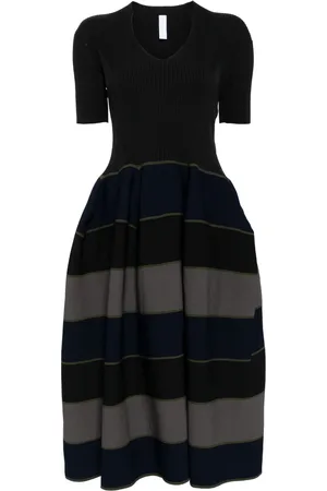 CFCL Pottery stand-up collar dress