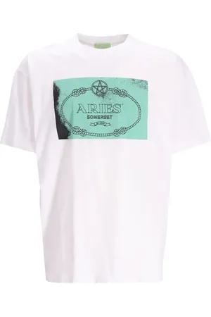 ARIES Wiccan Ring-print cotton T-shirt