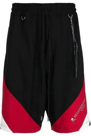MASTERMIND Colour-block track shorts