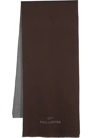 Paul & Shark Logo-jacquard scarf