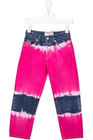 Alberta Ferretti Tie-dye straight leg jeans