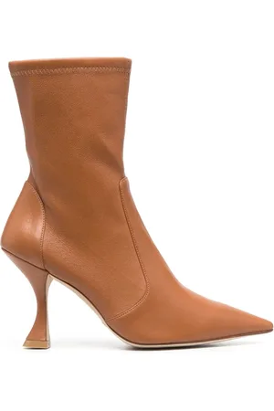 Stuart Weitzman 100mm heeled leather boots