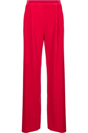 Amazuìn Straight-leg velvet trousers