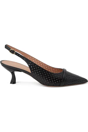 MALONE SOULIERS Vesper 70mm perforated-leather pumps