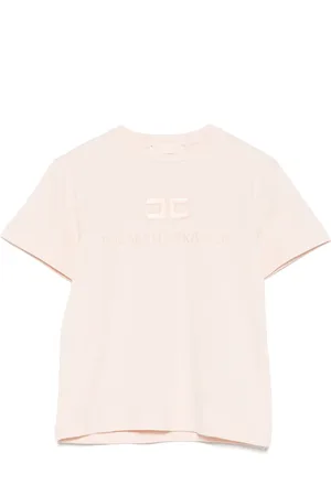 Elisabetta Franchi Logo-embroidered T-shirt