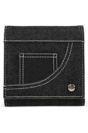 Dior 2001 denim tri-fold wallet