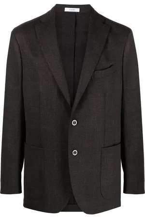 Boglioli Virgin-wool single-breasted blazer