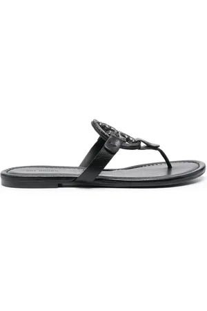 Tory Burch Miller logo-plaque sandals